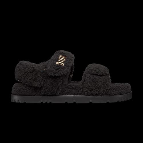 Dior Dioract Sandal 'Black Shearling' (Women's)