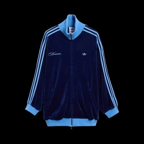 Adidas x Avavav Velvet Zip Up Track Jacket 'Dark Blue'