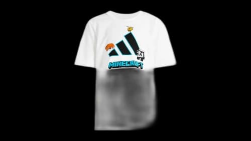 adidas Kids Minecraft T-Shirt White