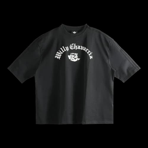 Adidas x Willy Chavarria Logo Short-Sleeve Tee (Asia Sizing) 'Black'