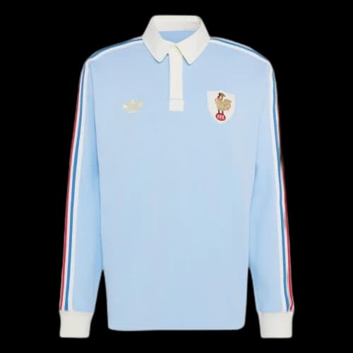 Adidas Originals FRANCE RUGBY 120 YEARS CRUNCH HERITAGE Rugby Jersey Men's