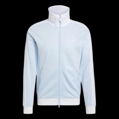 Adidas Originals Jackets Men's Crystal Sky/White Stand Collar Moderate Other