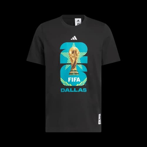 adidas FIFA World Cup 26 Host City Dallas Graphic T-Shirt Black
