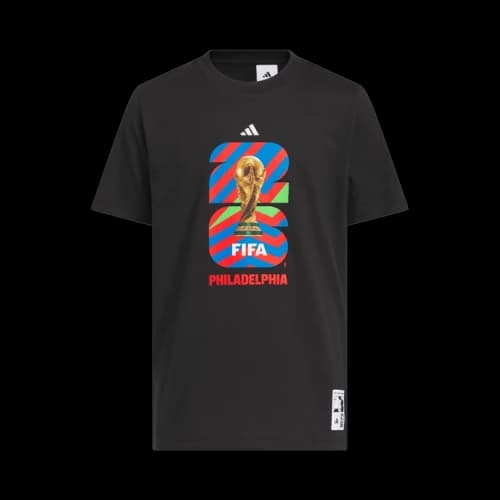 adidas Kids FIFA World Cup 26 Host City Philadelphia Graphic T-shirt Black