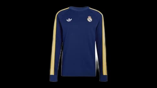 adidas Real Madrid L/S T-Shirt Dark Blue