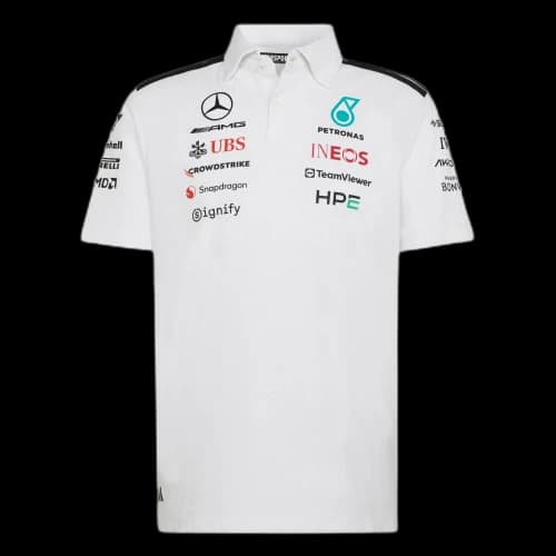 Adidas MERCEDES AMG PETRONAS FORMULA 1 TEAM POLO SHIRT Polo Shirt Men's