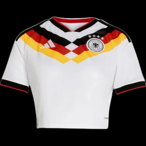 adidas Germany 26 Home Cropped Jersey 'White' (Women's)
