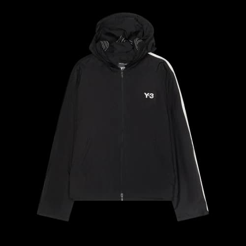 adidas Y-3 Nylon Wired 3 Stripes Track Top 'Black'