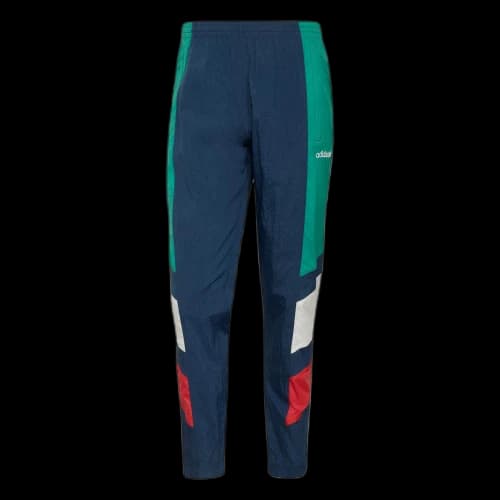 Adidas Sports Pants Men's Navy Blue/Green Moderate