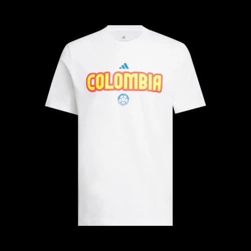 adidas World Cup 2026 Colombia Home Graphic Tee White