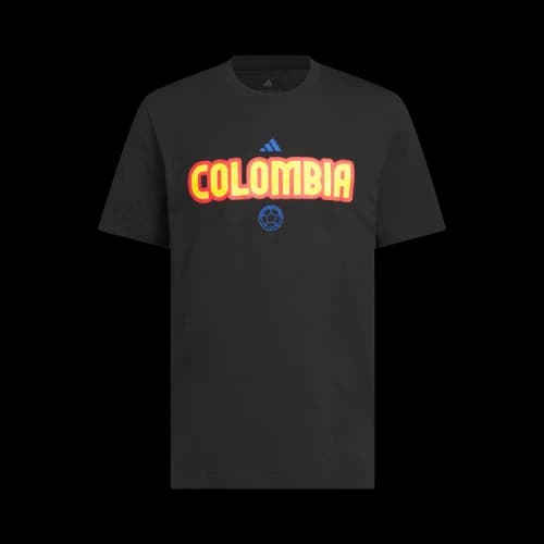 adidas World Cup 2026 Colombia Home Graphic Tee Black