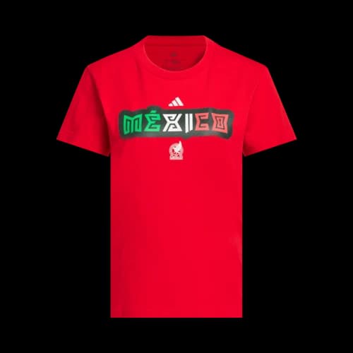 adidas FIFA World Cup 2026 Mexico Home Graphic Tee Better Scarlet