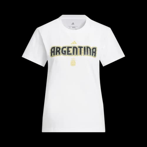 Adidas World Cup 26 Argentina Home Graphic Tee 'White'