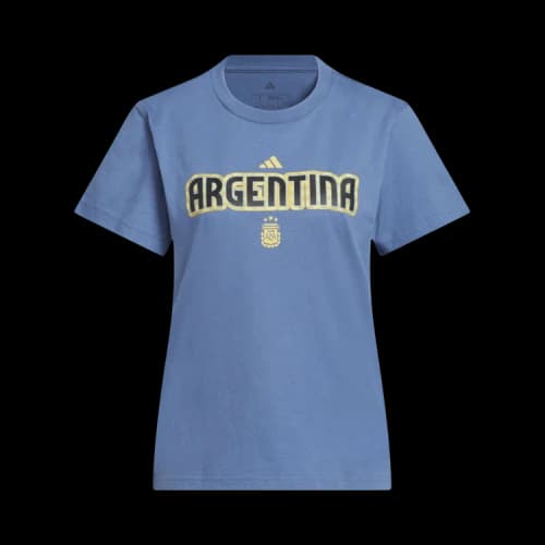Adidas World Cup 26 Argentina Home Graphic Tee 'Crew Blue'