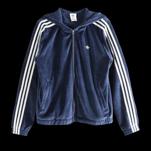 adidas x Wales Bonner Velour Track Jacket Navy