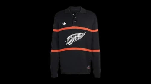 adidas & All Blacks Knitted Polo Black Black