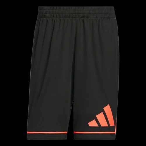 Adidas BASKETBALL Shorts Men's Black/Solar Turbo Moderate