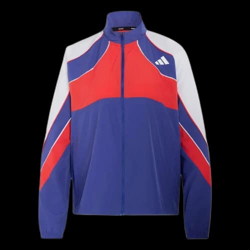 Adidas Running Jackets Women's Indigo Blue/Translucent Red/White Turtleneck Moderate Other