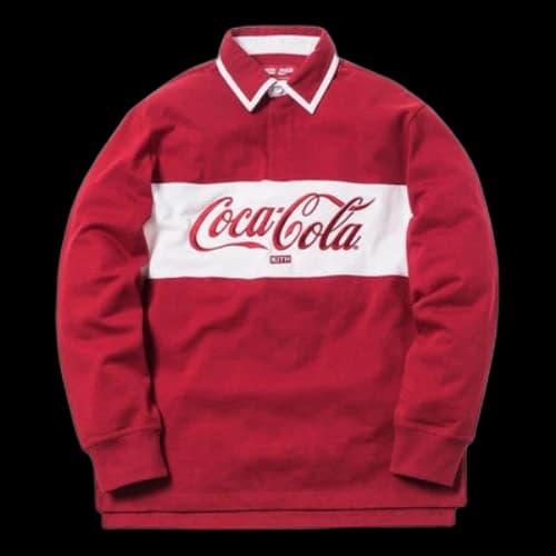 KITH x Coca-Cola Classic Rugby 'Red'