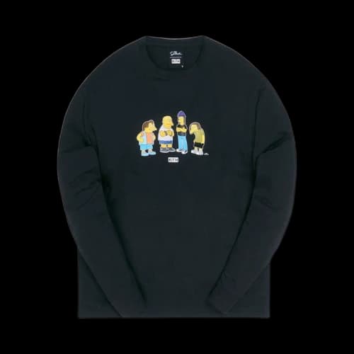 Kith For The Simpsons Bullies Long-Sleeve Tee 'Black'