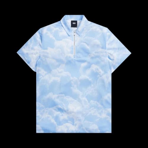 Kith Devoe Zip Up Shirt 'Summit'