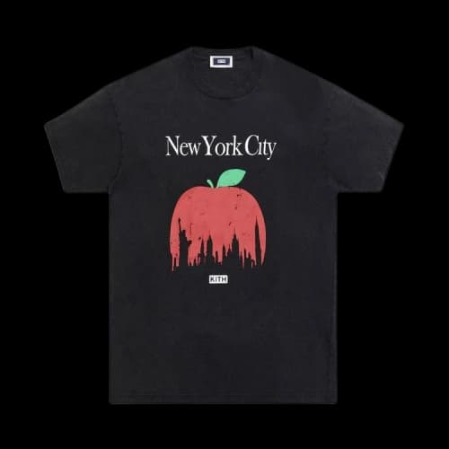 Kith Big Apple Vintage Tee 'Black'