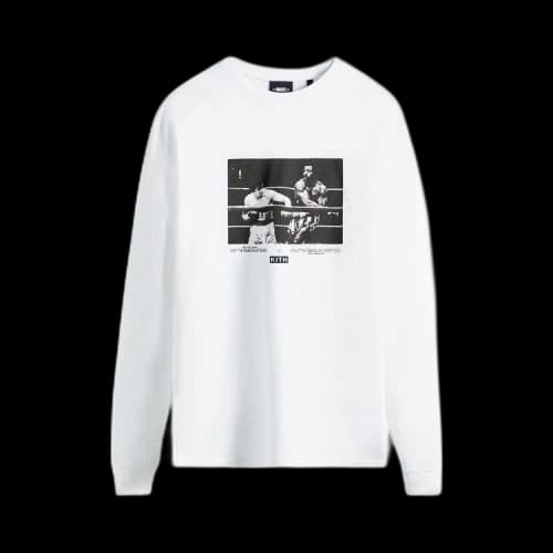 Kith For Rocky Title Fight Long-Sleeve Tee 'White'