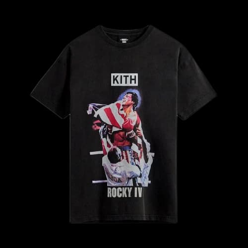 Kith For Rocky IV Vintage Tee 'Black'