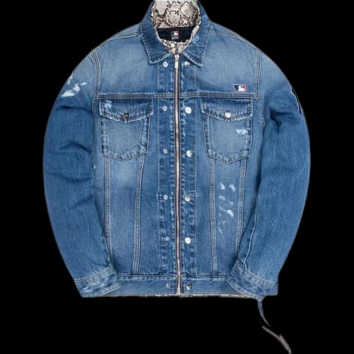 Kith For Major League Baseball New York Yankees Laight Denim Jacket 'Navy'