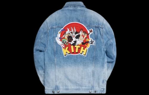 KITH x Looney Tunes Denim Jacket 'Blue'