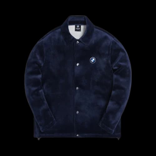 Kith For BMW Velour Coaches Jacket 'Navy'