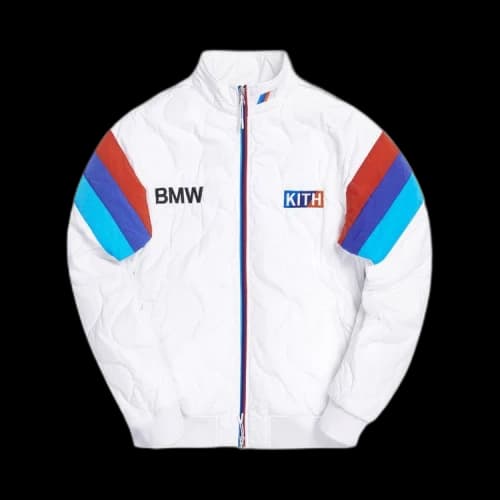 Kith For BMW Quilted Racing Jacket 'Off White'