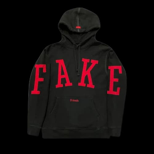 Kith US Fake Friends Hoodie 'Red'