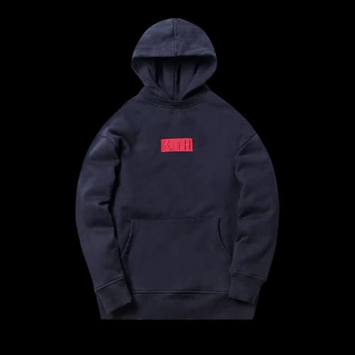 Kith Classic Logo Williams II Hoodie 'Navy'