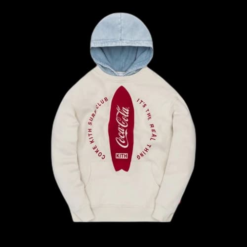 Kith x Coca-Cola Surfboard Williams Ii Hoodie 'Turtledove'