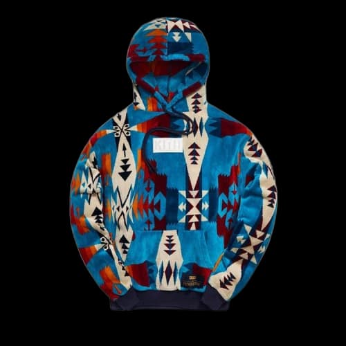 Kith x Pendleton Terry Williams Hoodie 'Turquoise/Multicolor'