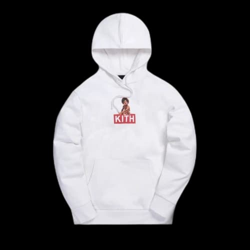 Kith x Biggie Classic Logo Hoodie 'White'