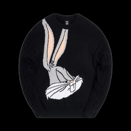 Kith x Looney Tunes Bugs Bunny Crewneck 'Black'