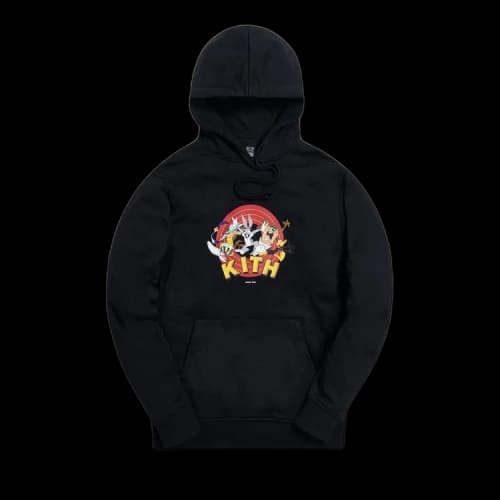 Kith x Looney Tunes That's All Folks Hoodie 'Black'