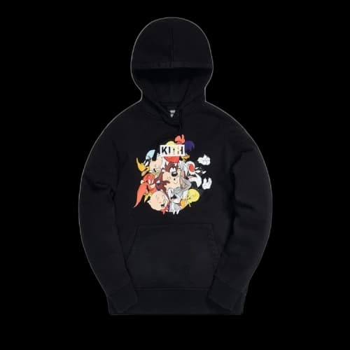 Kith x Looney Tunes Merrie Melodies Vintage Hoodie 'Black'