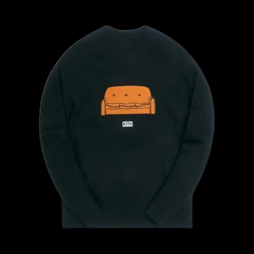 Kith For The Simpsons Couch Intarsia Sweater 'Black'