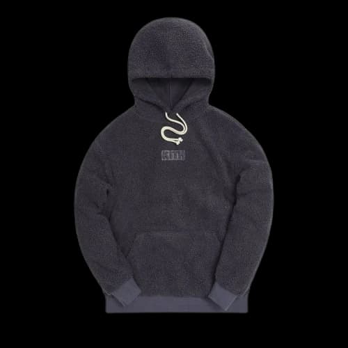Kith Sherpa Williams III Hoodie 'Battleship'