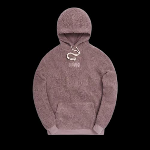 Kith Sherpa Williams III Hoodie 'Mauve'