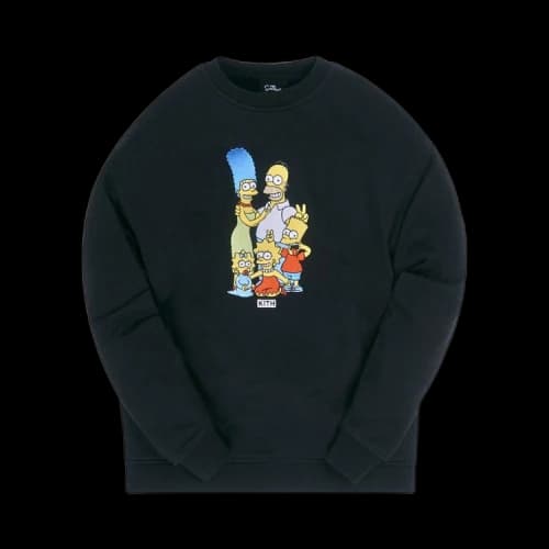 Kith For The Simpsons Portrait Crewneck 'Black'