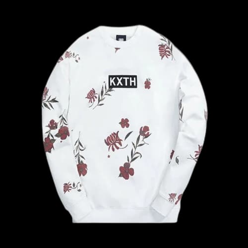 Kith Summer Floral Crewneck 'White'