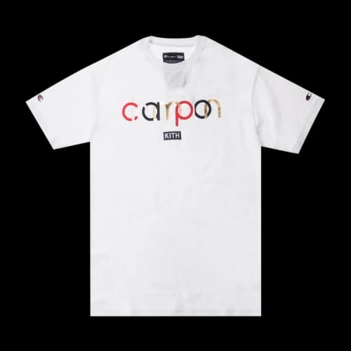 Kith x Champion Double Logo Tee 'White'
