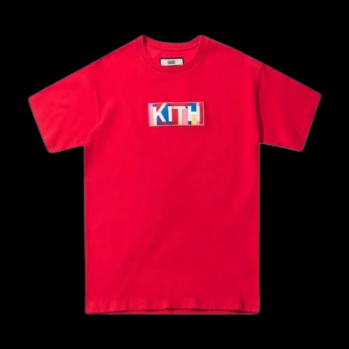 Kith Geo Colors Tee 'Red'