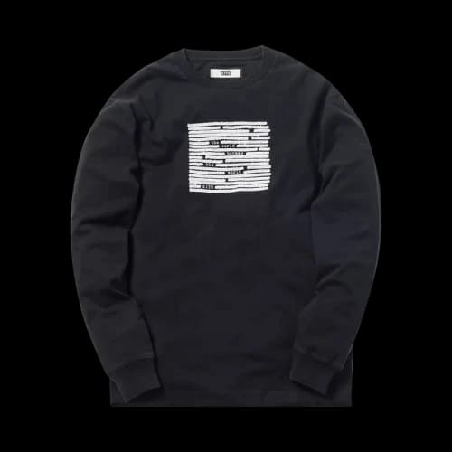 Kith Edits Long-Sleeve Tee 'Black'
