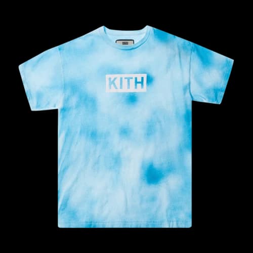 Kith Tie Dye Box Logo Tee 'Blue'