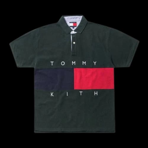 Kith x Tommy Hilfiger Flag Short-Sleeve Polo 'Forest'